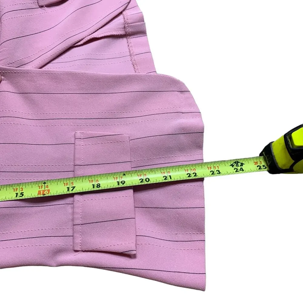 Vintage Y2K Pink Pinstripe Blazer Size 11